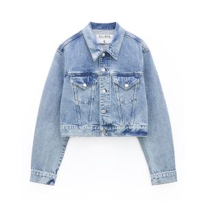 Men's Classic Denim Jacket-Motorcycle Edition