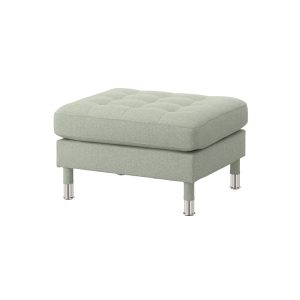 Footstool, Gunnared light green/metal
